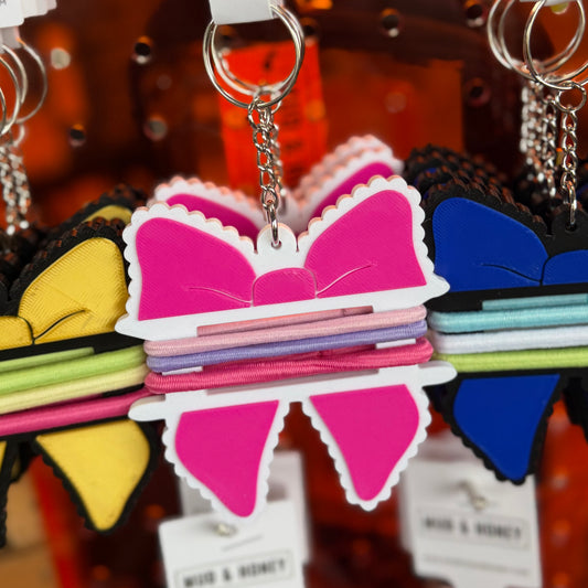 Bow W/P - Hair Tie Holder