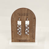 Ghost Floral Bar Dangle - Earrings