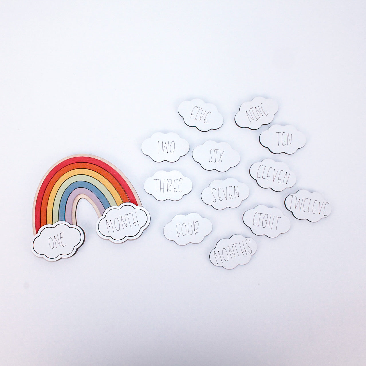 Rainbow Baby Monthly Markers