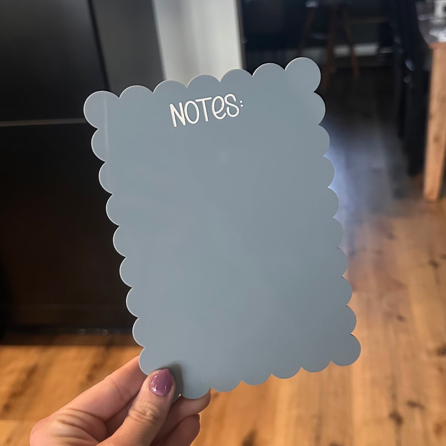 Scalloped Edge Dry Erase Board