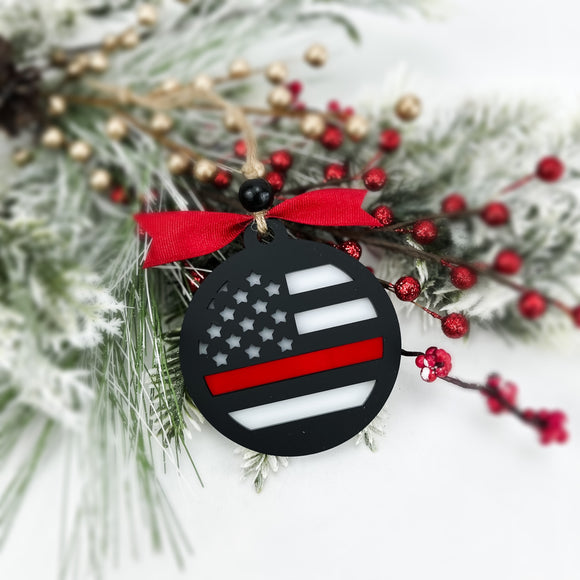 Thin Red Line - Ornament
