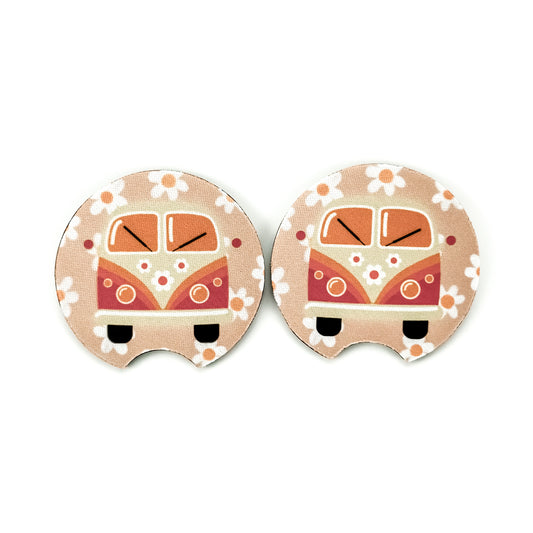 Car Coaster Set  - Daisy Van