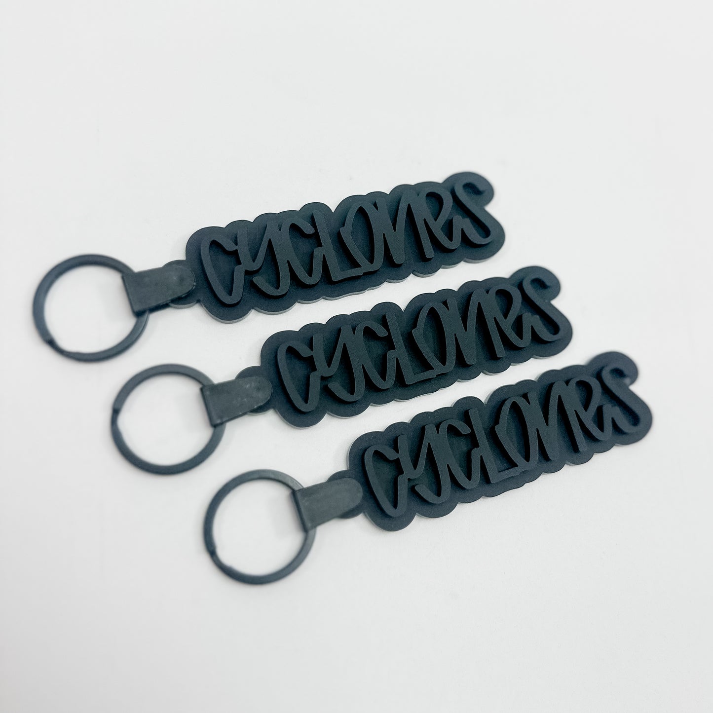 Cyclones - Black School Spirit Acrylic Keychain