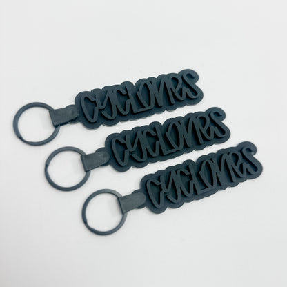 Cyclones - Black School Spirit Acrylic Keychain