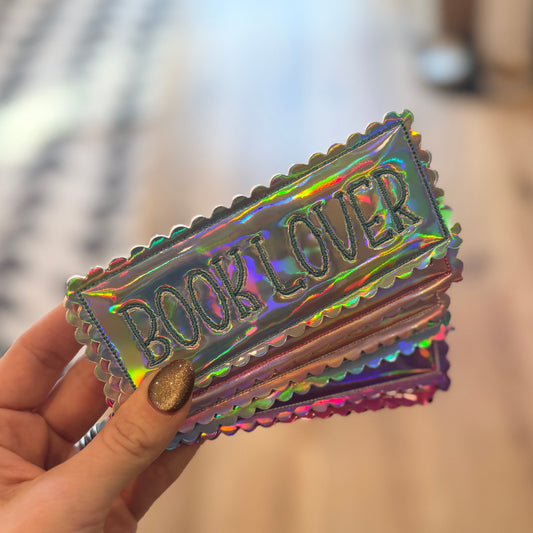 Book Lover - Embroidered Bookmark
