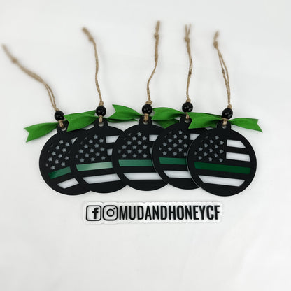 Thin Green Line - Ornament
