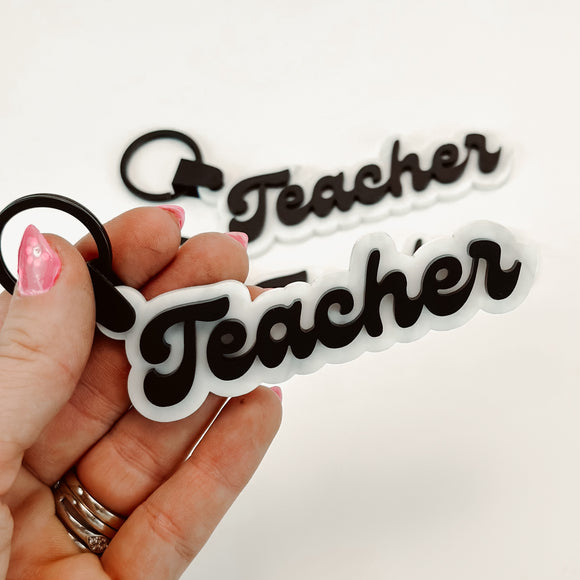 Teacher - Acrylic Keychain