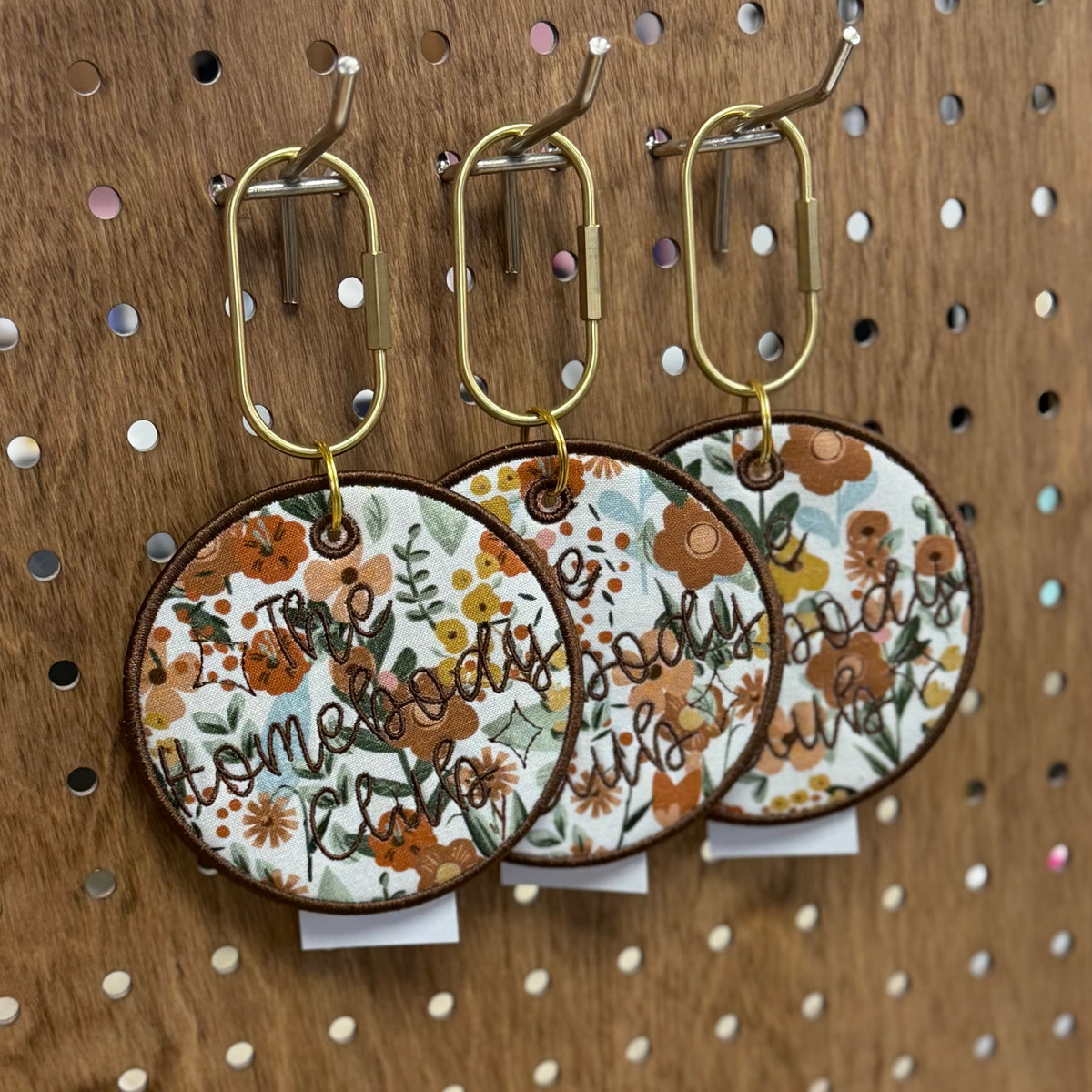 The Homebody Club - Embroidered Bag Tag