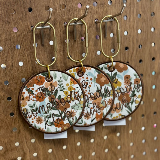 The Homebody Club - Embroidered Bag Tag
