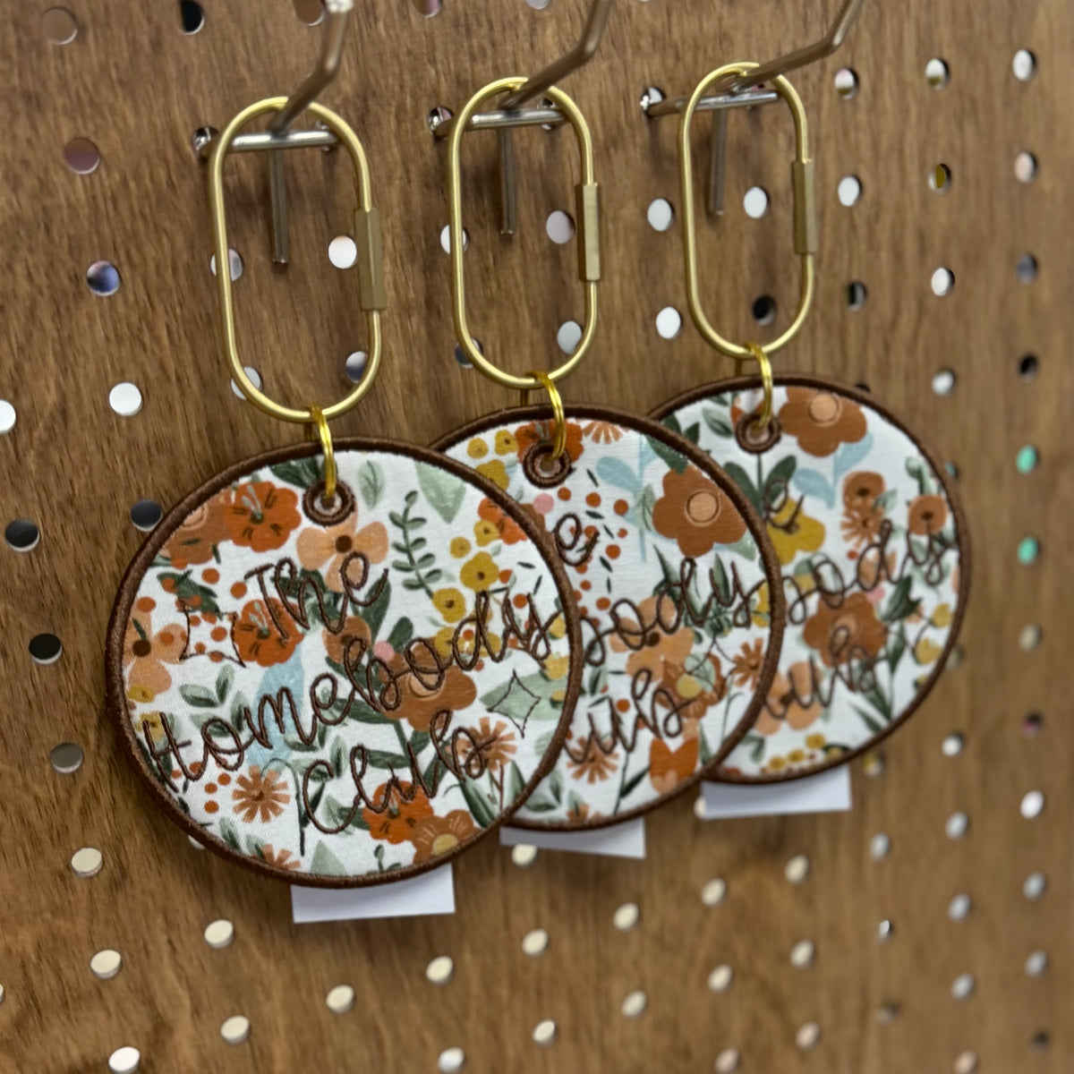 The Homebody Club - Embroidered Bag Tag