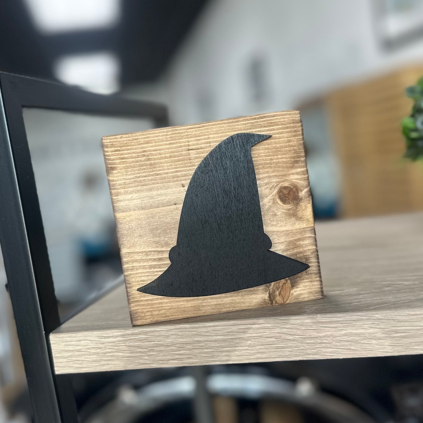 Witch Hat - 4.5" Square Sign