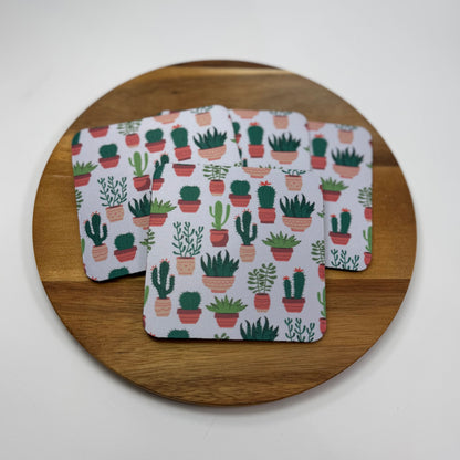 Cactus Collage Coaster