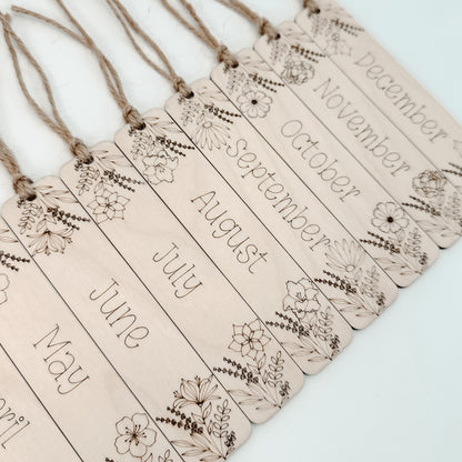 July Birthflower - Bookmark