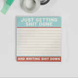 Getting Shit Done - Large Sticky Note