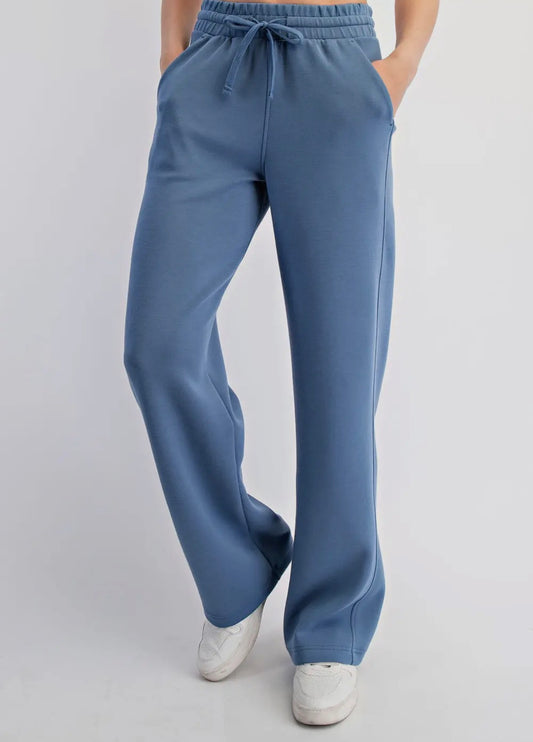 Blue Straight Pant