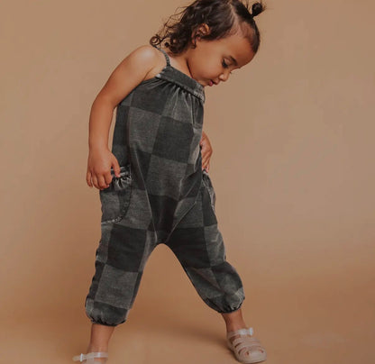 Checkered romper