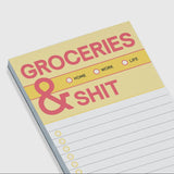 Groceries & Shit - Make A List Pad