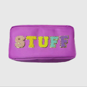 Cosmetic Bag - Purple Stuff