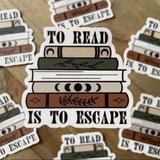 Read to Escape - Sticker