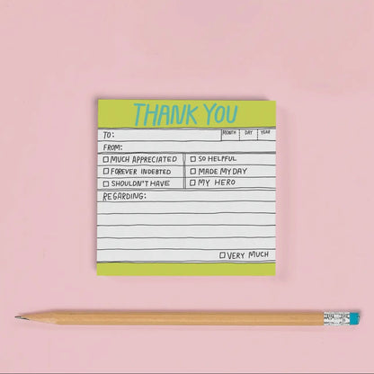 Thank You - Sticky Note
