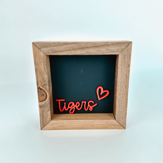 Tigers - 6" SS Square Sign