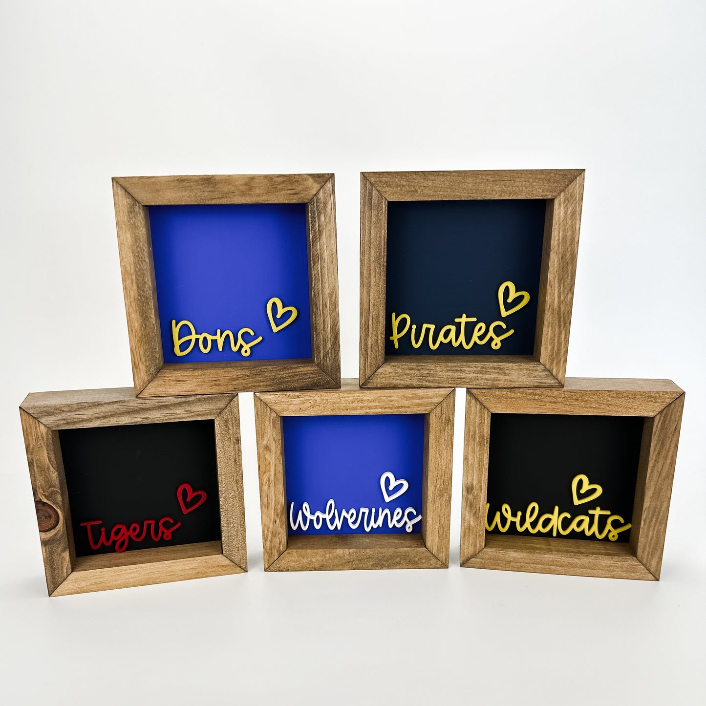 Wolverines - 6" SS Square Sign