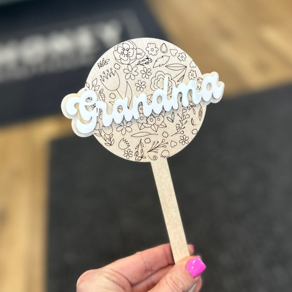 Grandma - Plant Stake
