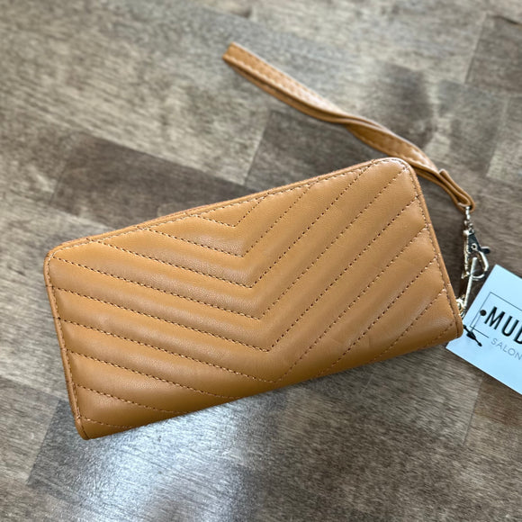 Zippered Wallet - Camel