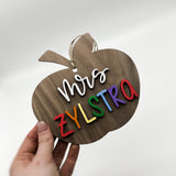 Apple Teacher Sign