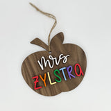 Apple Teacher Sign