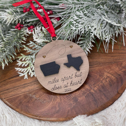 Miles Apart Ornament