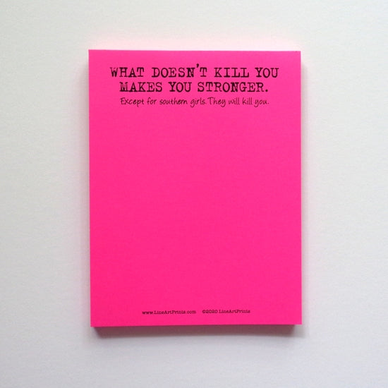What Doesn't Kill You - Notepad