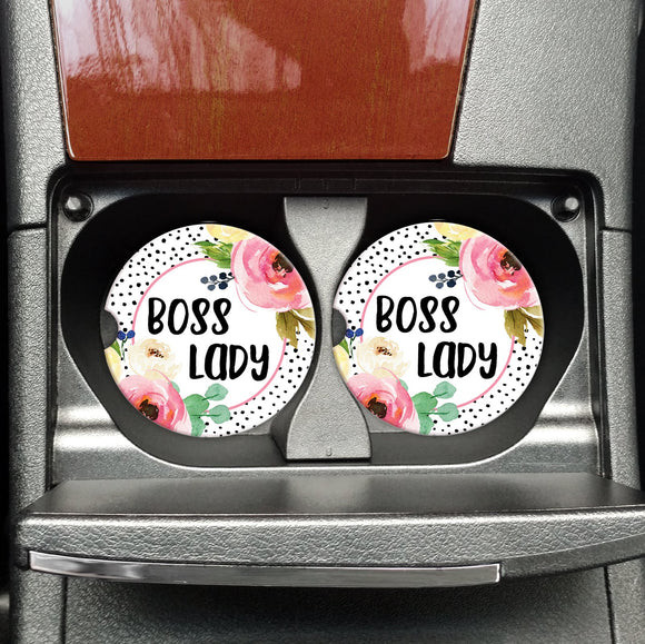 Car Coaster - Boss Lady