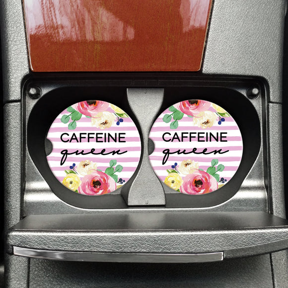 Car Coaster - Caffeine Queen