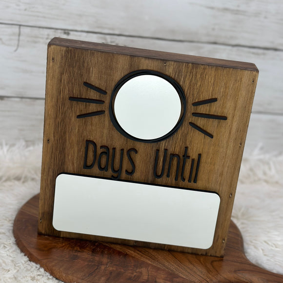 Countdown - Frameless Sign