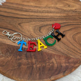 TEACH - Dangle Keychain