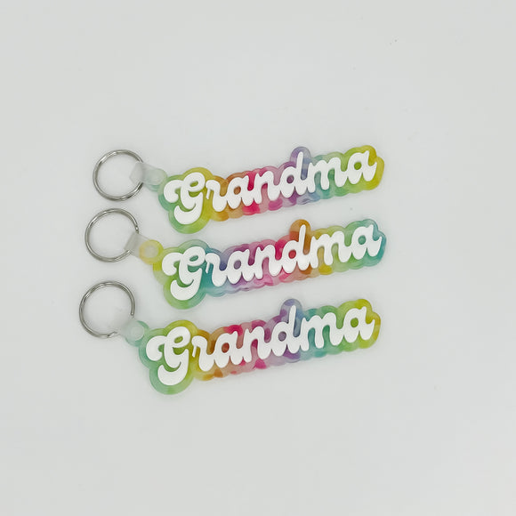 Grandma - Acrylic Keychain