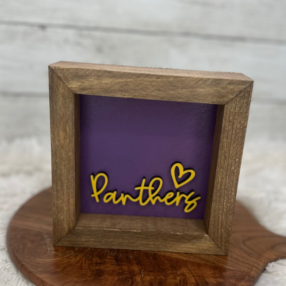 Panthers - Square Sign