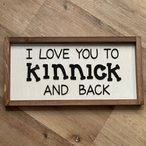To Kinnick & Back - Rectangle Sign