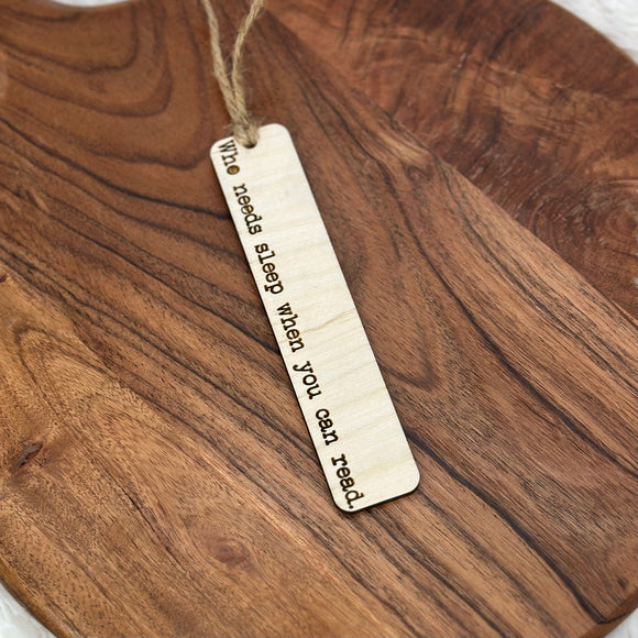 Who Needs Sleep - Bookmark