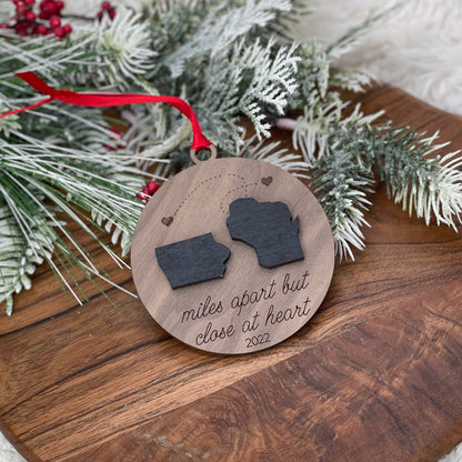 Miles Apart Ornament