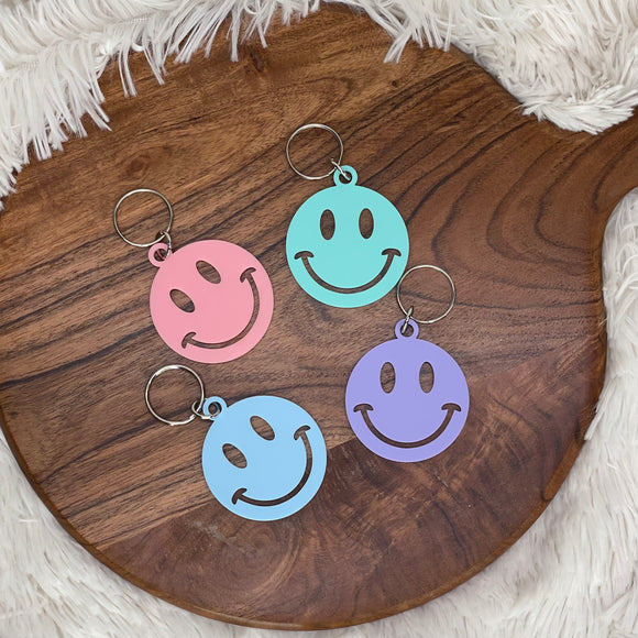 Smiley Face Keychain