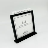 Acrylic Drop In Frame - Black