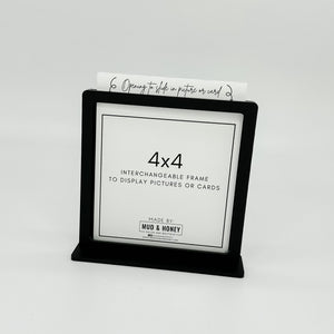 Acrylic Drop In Frame - Black