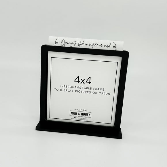 Drop In Frames Acrylic Drop In Frame - Black – Mud & Honey - Salon & Boutique