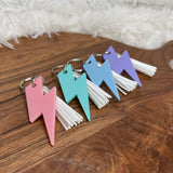 Lightening Bolt w/Tassel Keychain