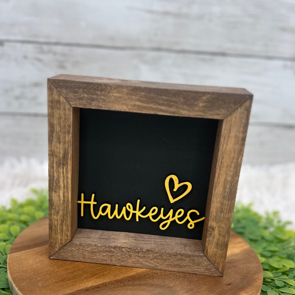 Hawkeyes - Square Sign