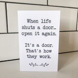 Open the Door - Greeting Card