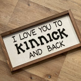 To Kinnick & Back - Rectangle Sign