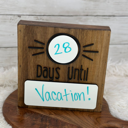 Countdown - Frameless Sign